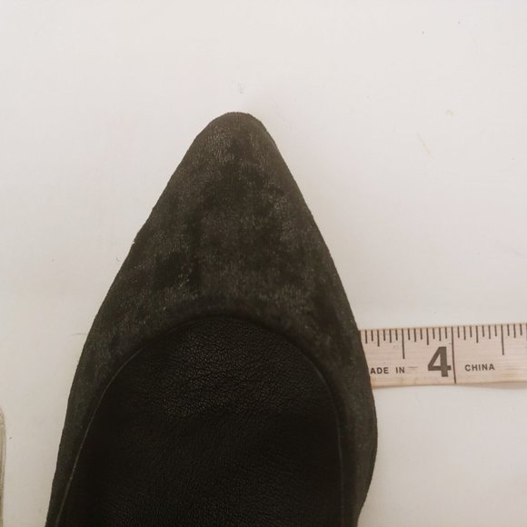 Monroe And Main Womens Mary Janes Stiletto Heels Black Hook And Loop 8.5M New - Picture 7 of 10